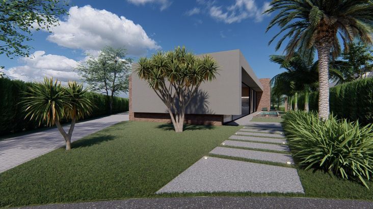 Novíssima casa térrea de muito bom gosto em término de construção Novíssima casa térrea de muito bom gosto em término de construção